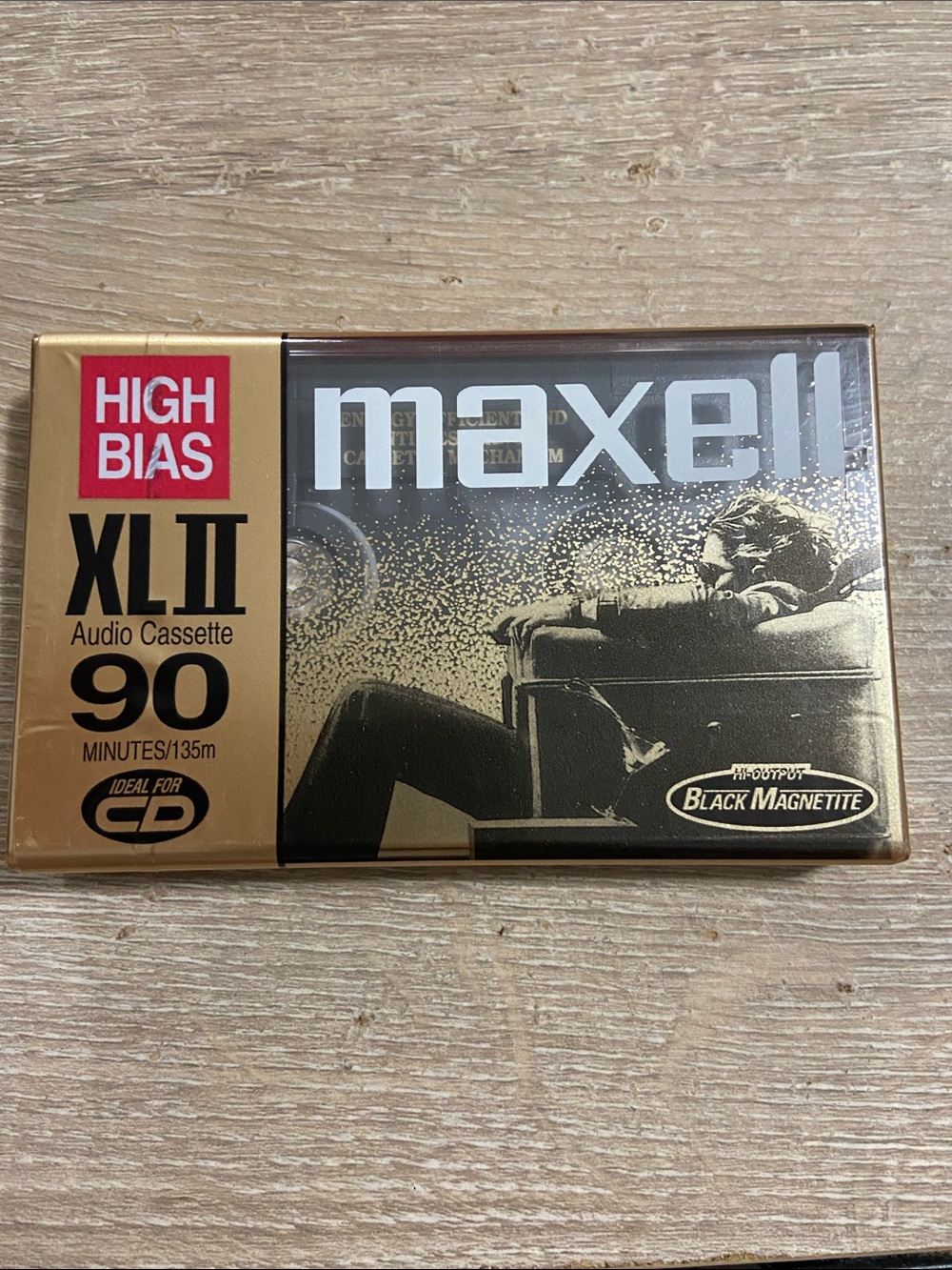 Vintage Maxell High Bias XL II Black Magnetite Cassette Tape Sealed 90 Min